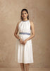 Celeste - White Rayon Dress