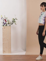 Multi-coloured Tie & Dye Crop Top