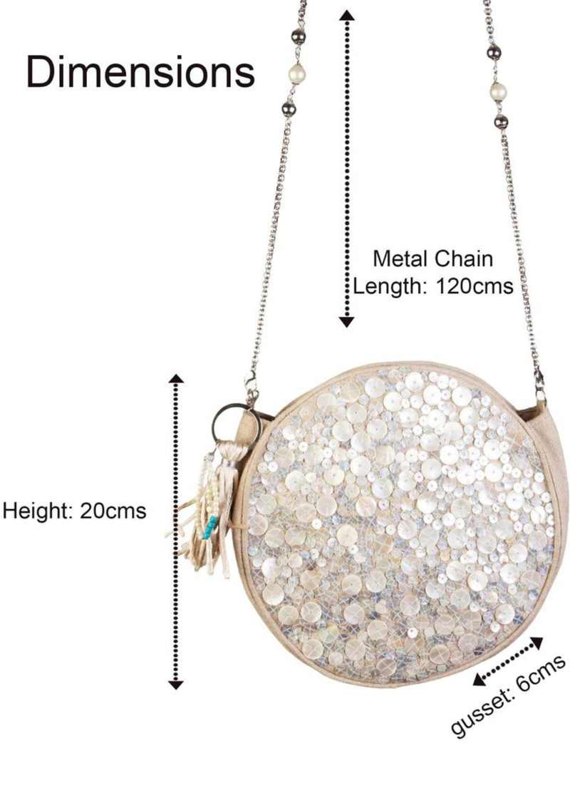 Sparkling Mother of Pearls HandBag