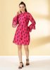 Pleated Chiffon Party Dress