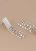 Etched Silver Charm Dangler Earring