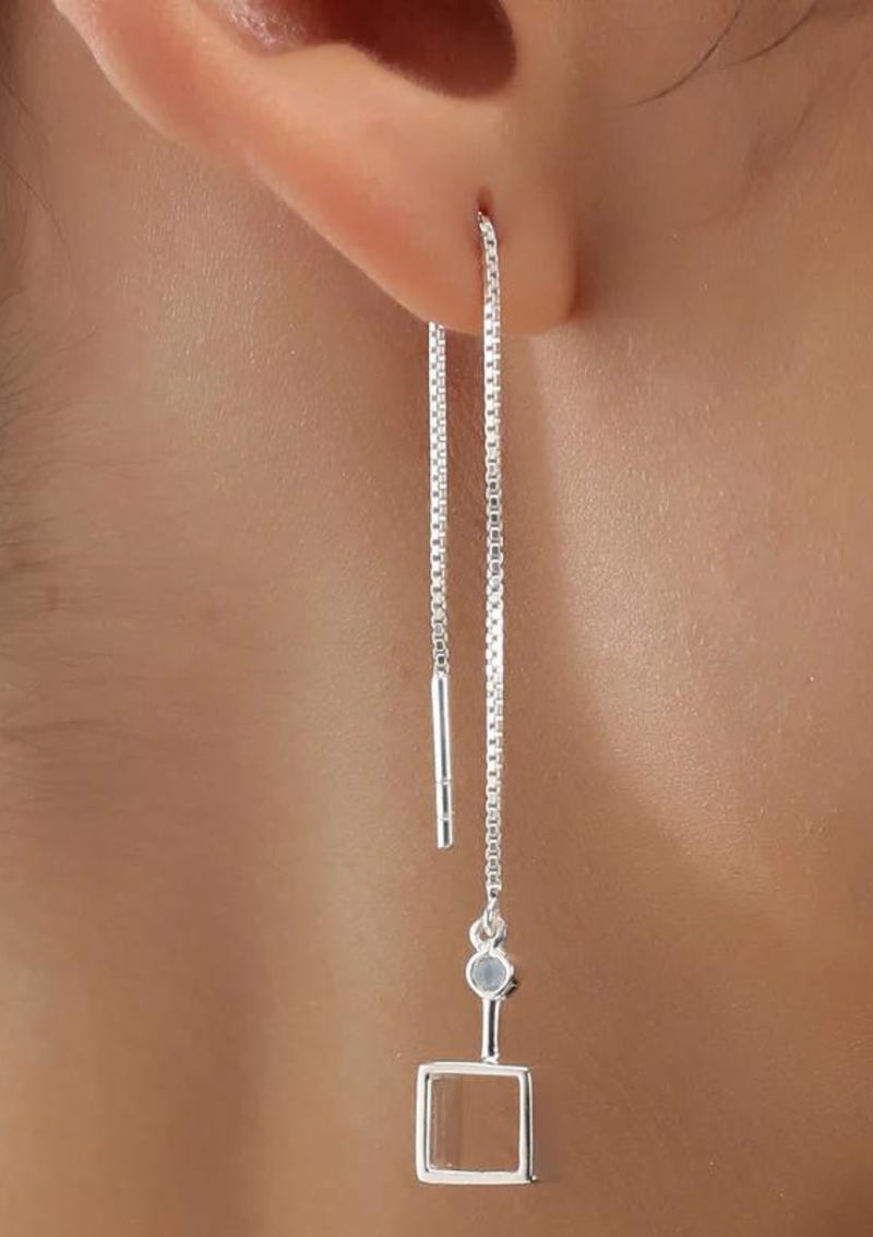 Rubik Threader Earring
