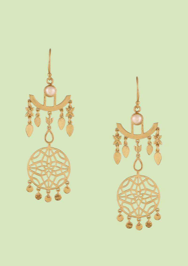 FLORAL FILIGREE EARRING