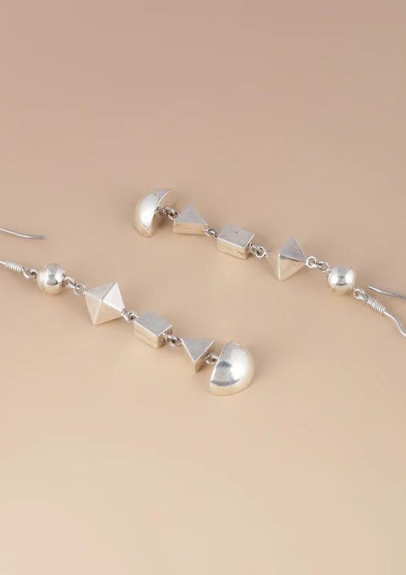 Geometric Shapes Dangler Earrings