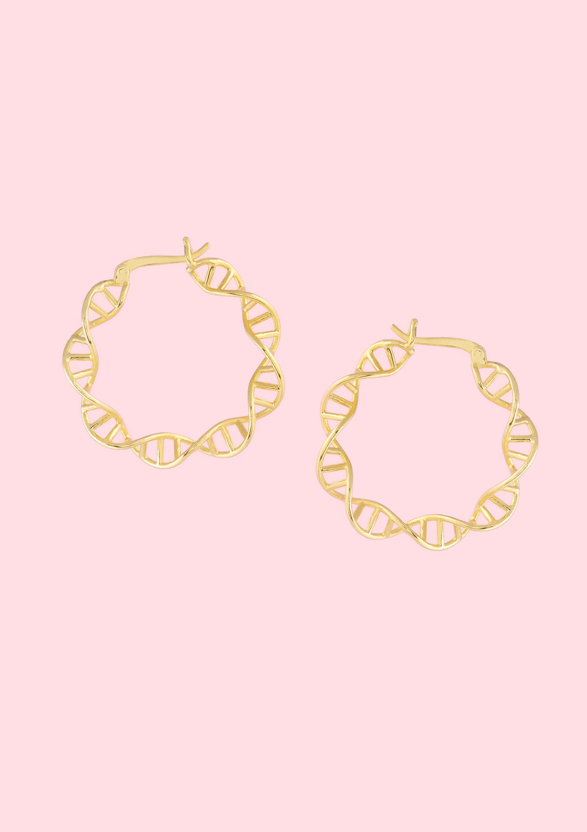 Biko Helix Hoop Earrings (Small) - Silver main image 1