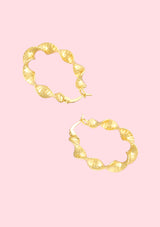 helix hoop earrings gold