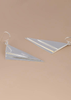 Geometric Silver Dangle Earring