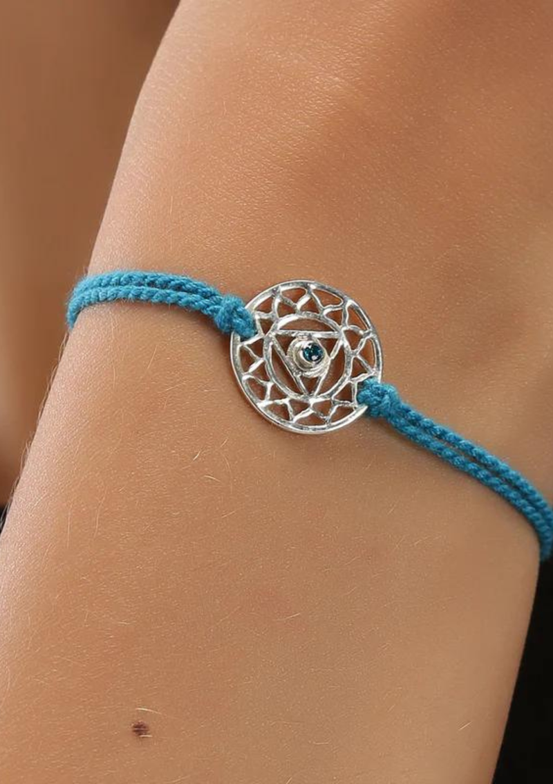 Silver Chakra Bracelet