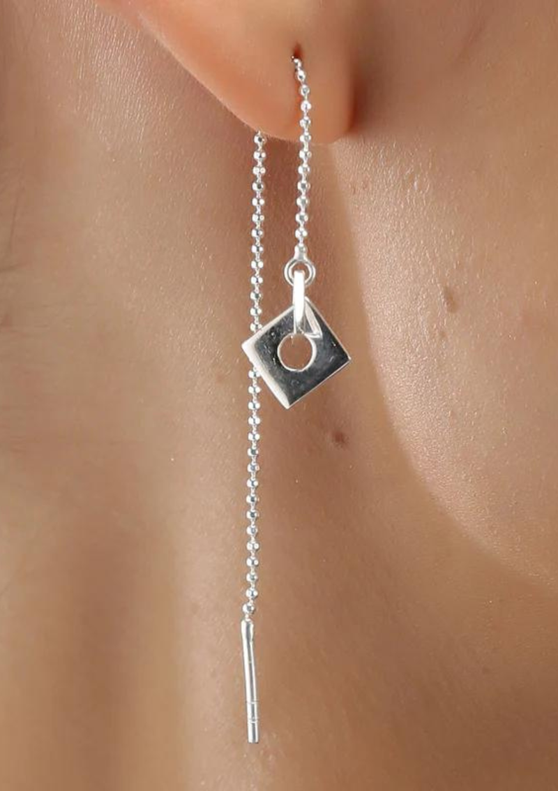 Quadra Threader Earring
