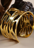 Chunky Cutwork Cuff Bracelet