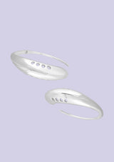 Silver Circular Earring