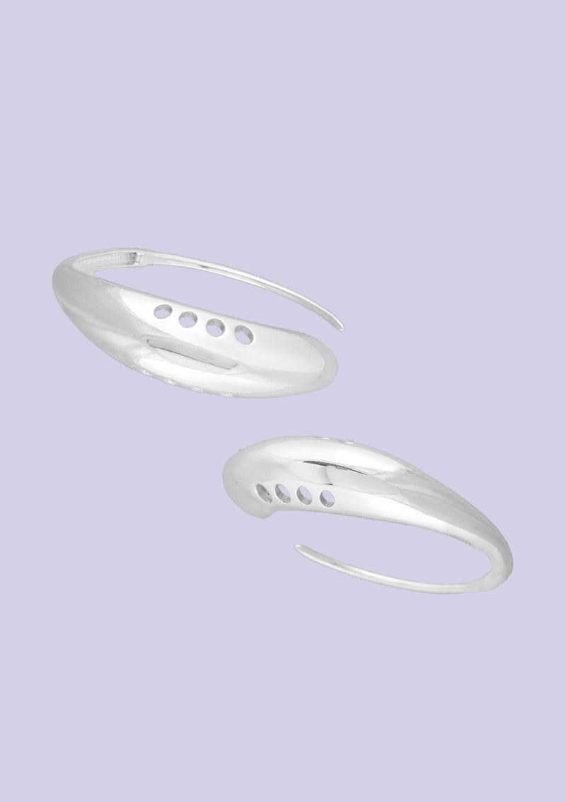 Silver Circular Earring