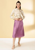 Satin Shirt and Skirt