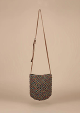 Multi-Coloured Macrame Sling Bag