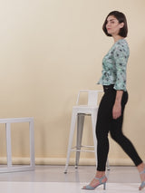 Overlap Front Tied Top