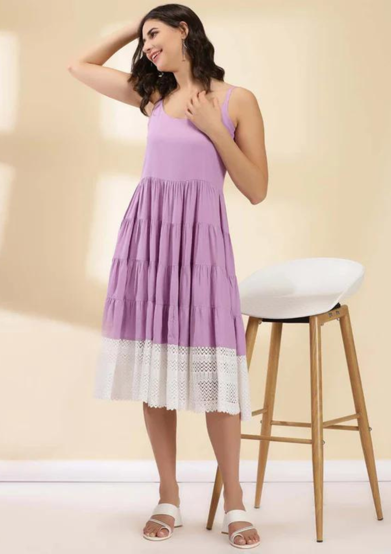 Spaghetti Tiered Dress