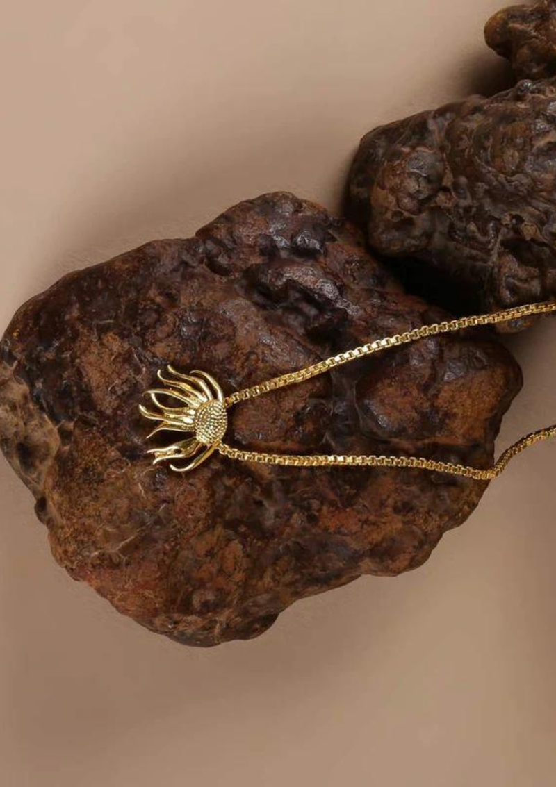 Delicate Flower Pendant Necklace
