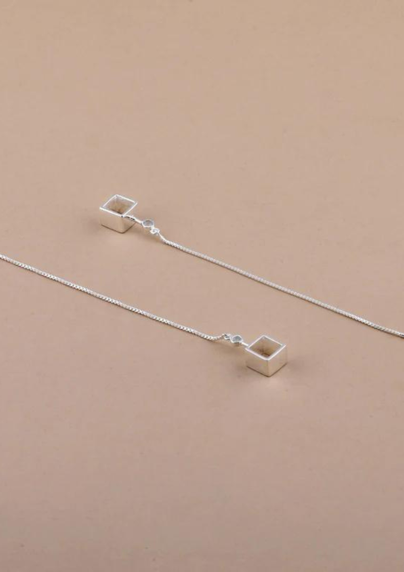 Rubik Threader Earring