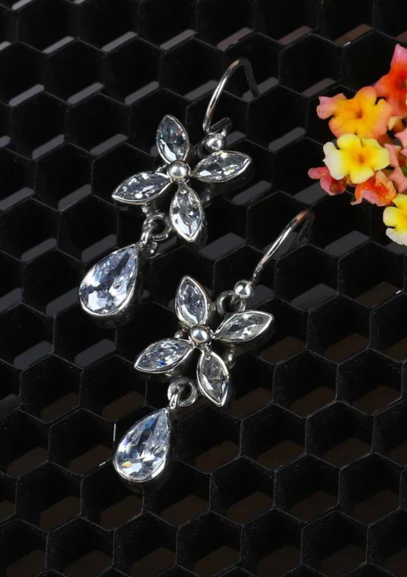 Silver Zircon Earring