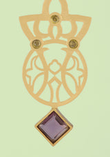 Amethyst Peridot Earring