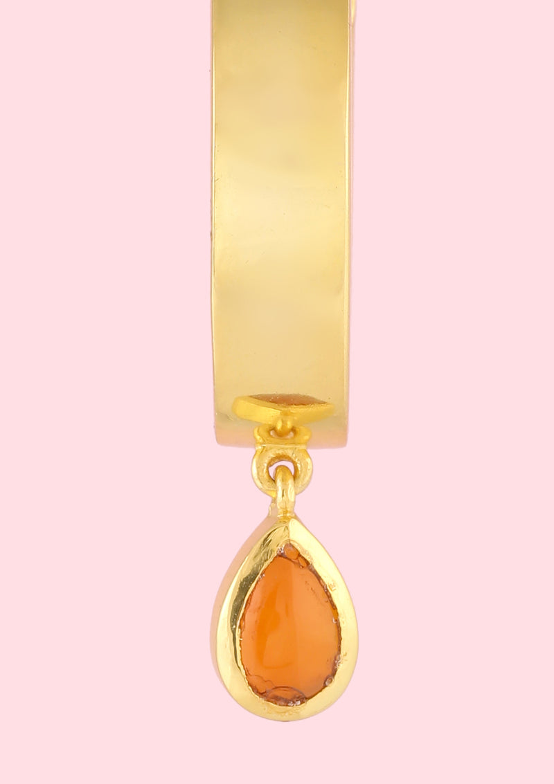 carnelian drop earrings
