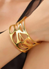 Chunky Cutwork Cuff Bracelet