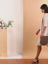 Multi-Coloured Macrame Sling Bag