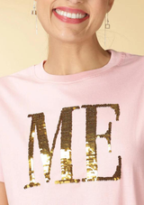 Reversible Sequin T-shirt
