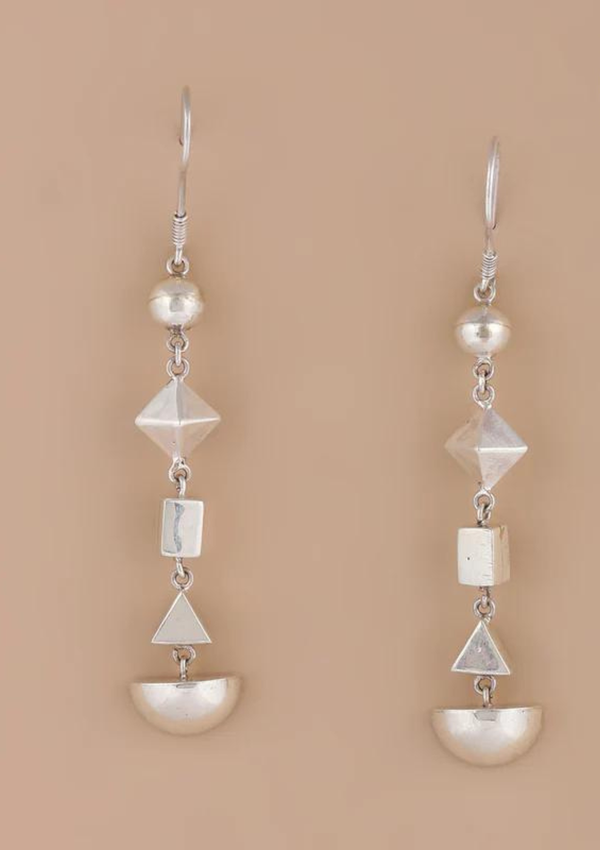 Geometric Shapes Dangler Earrings