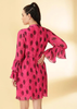 Pleated Chiffon Party Dress