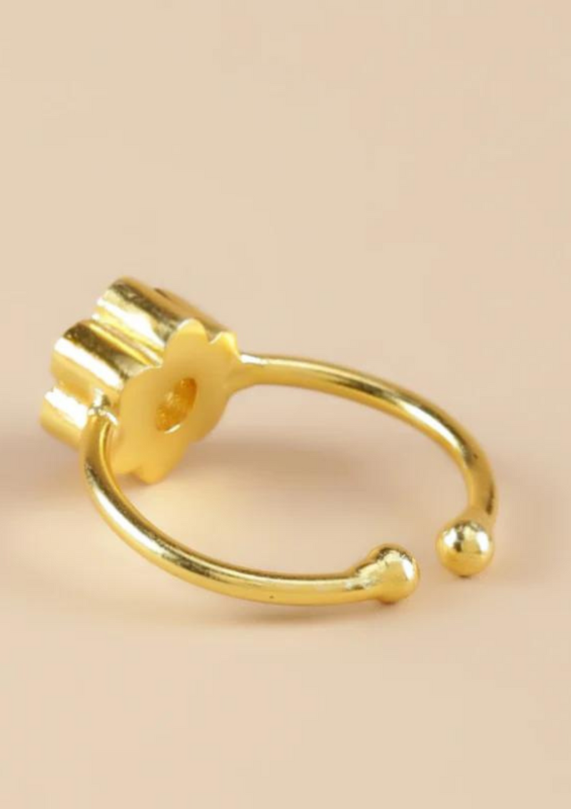 Daisy Neon Adjustable Ring