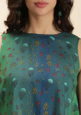 Printed Halter Neck Top