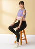 Slashed Sleeve Crop Top