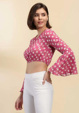 Polka Dots Crop Top