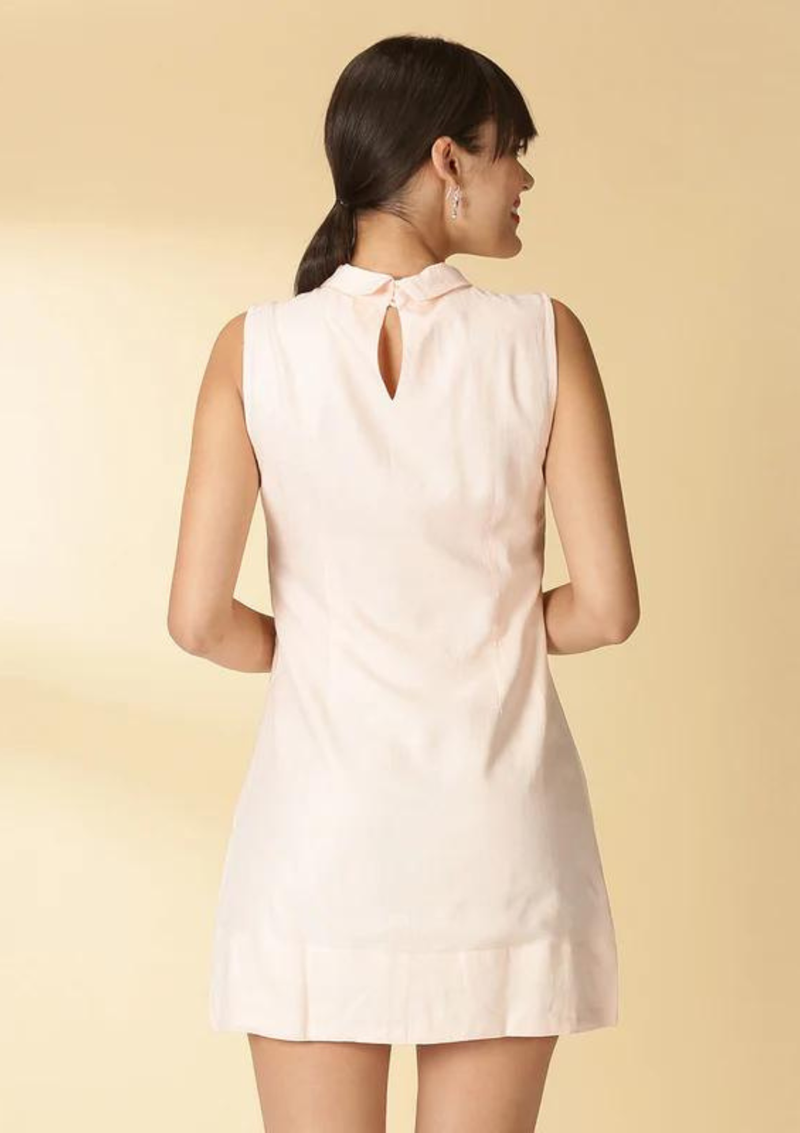 Stardust - Peach Rayon Dress