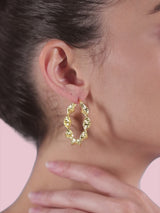 helix piercing gold hoop