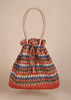 Handcrafted Crochet Tote cum Potli Handbag