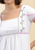 Petal Sleeve Empire Dress
