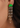 green tassel earrings