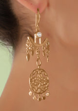 FLORAL FILIGREE EARRING