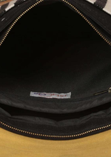 Canvas and Leather Laptop Backpack