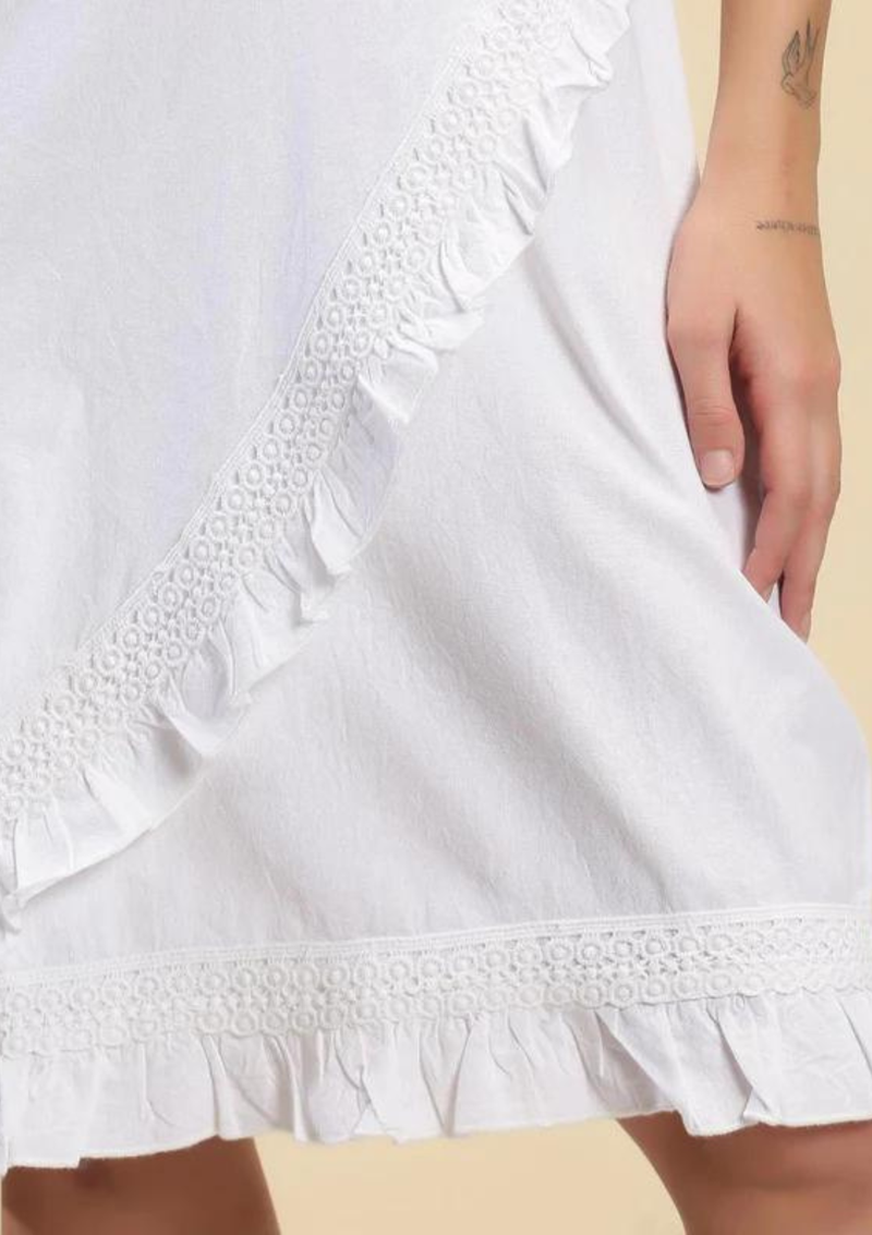 Stylized Neckline Dress
