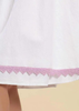 Petal Sleeve Empire Dress