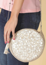 Sparkling Mother of Pearls HandBag