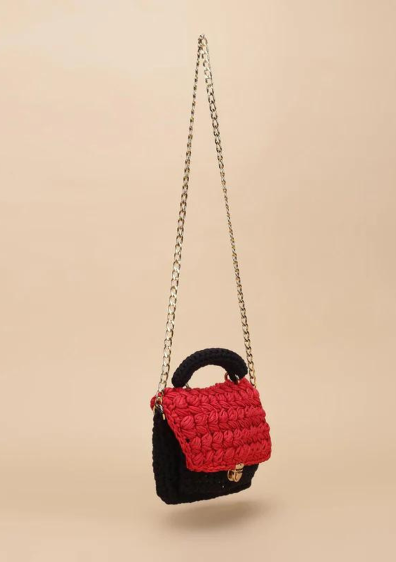 Classy Red and Black Mini Bag