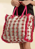 Acrylic Fringed Handcrafted Tote Bag