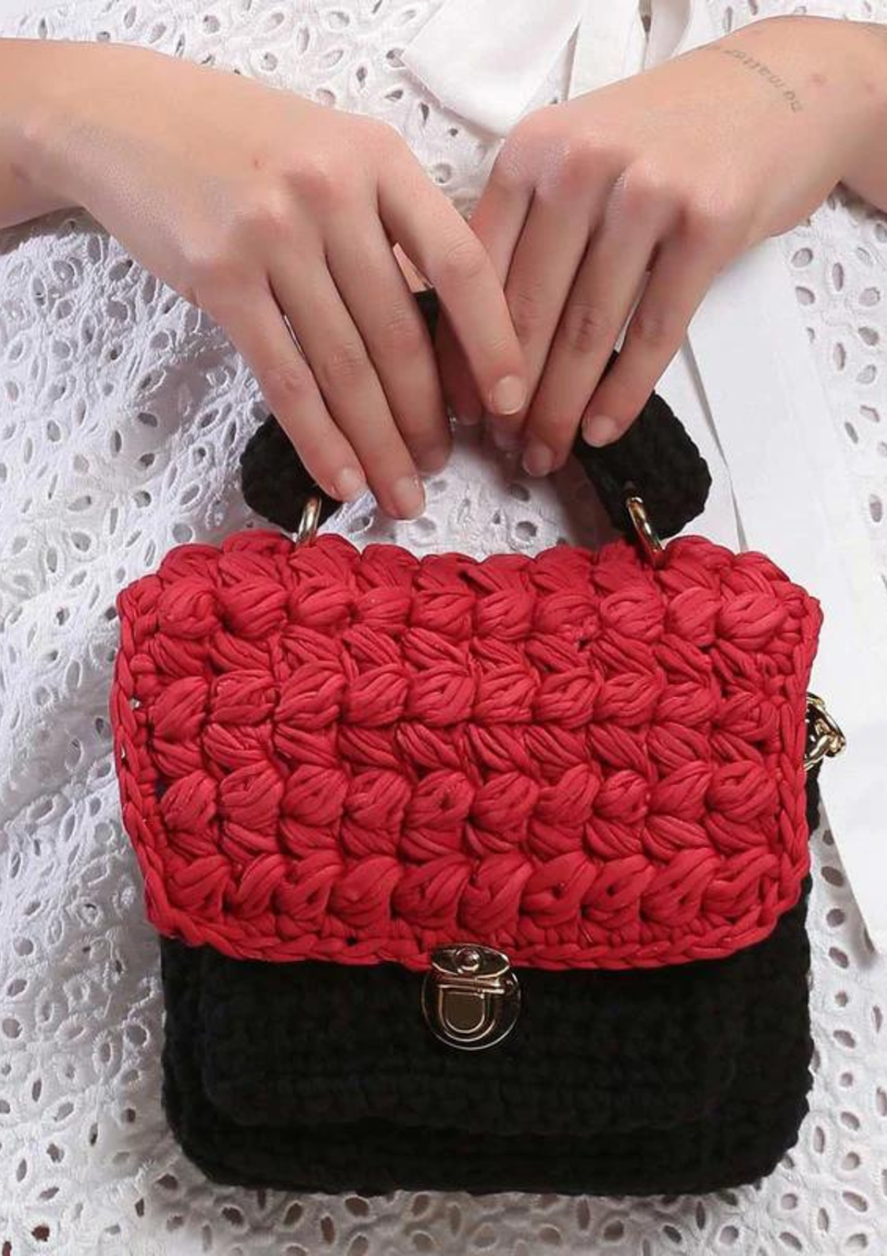 Classy Red and Black Mini Bag