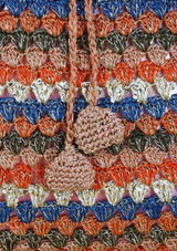 Handcrafted Crochet Tote cum Potli Handbag