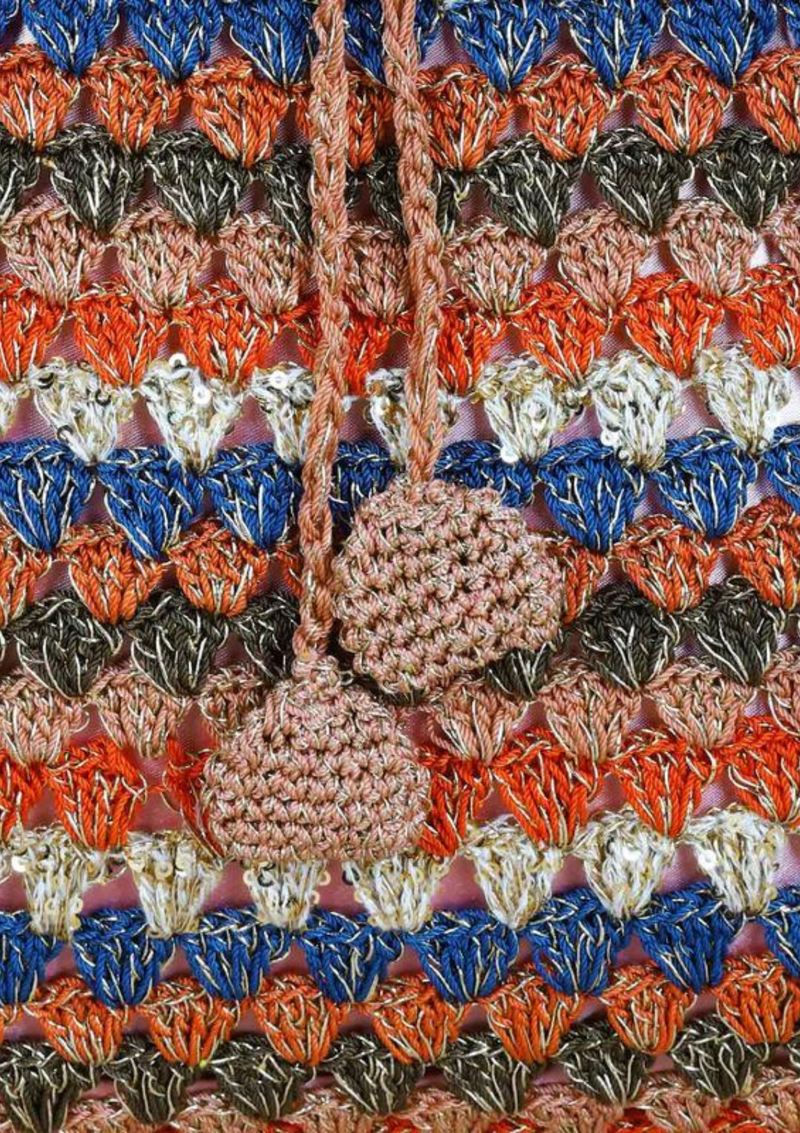 Handcrafted Crochet Tote cum Potli Handbag