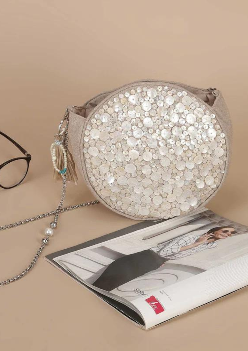Sparkling Mother of Pearls HandBag